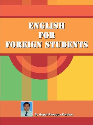 cover image of English for Foreign Students